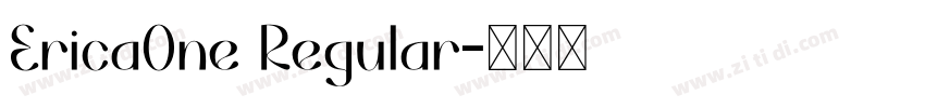EricaOne Regular字体转换